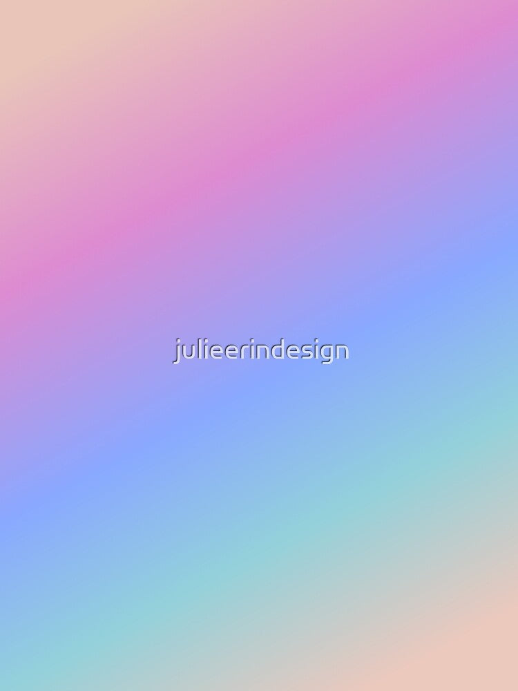 Pastel Rainbow Ombre Gradient by Julie Erin Designs