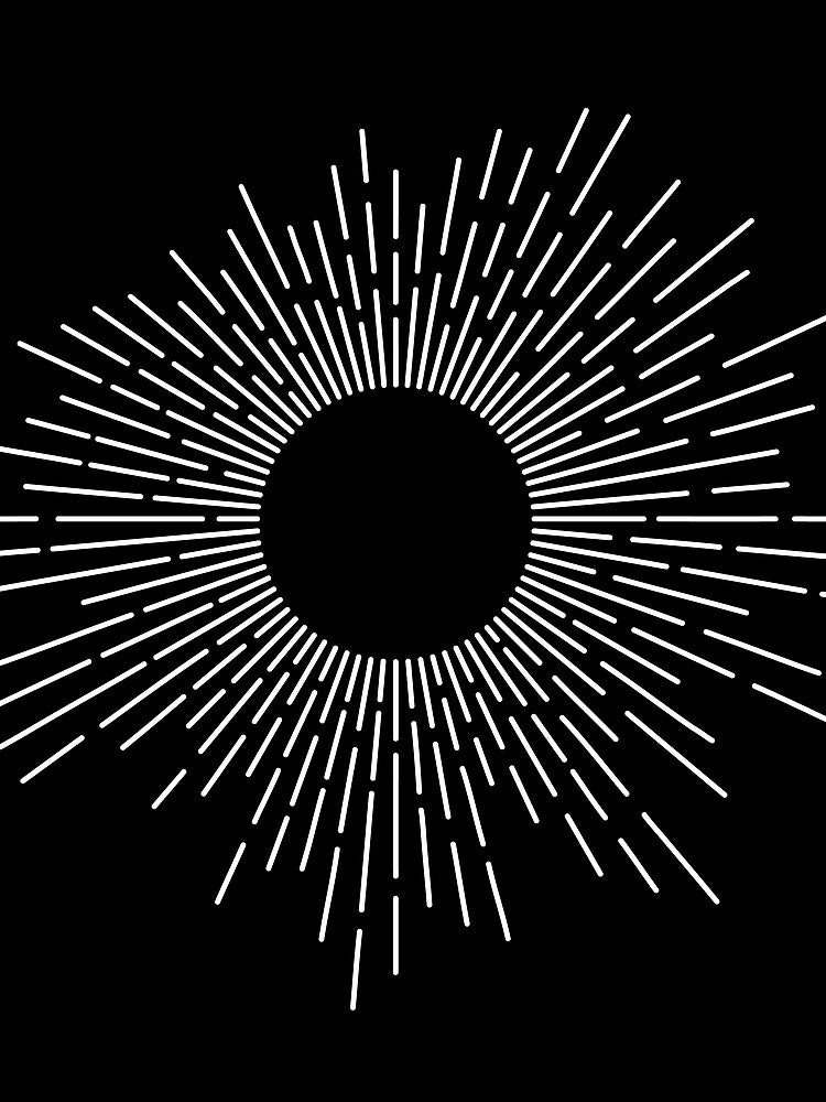 Minimal Sunburst by Texterns