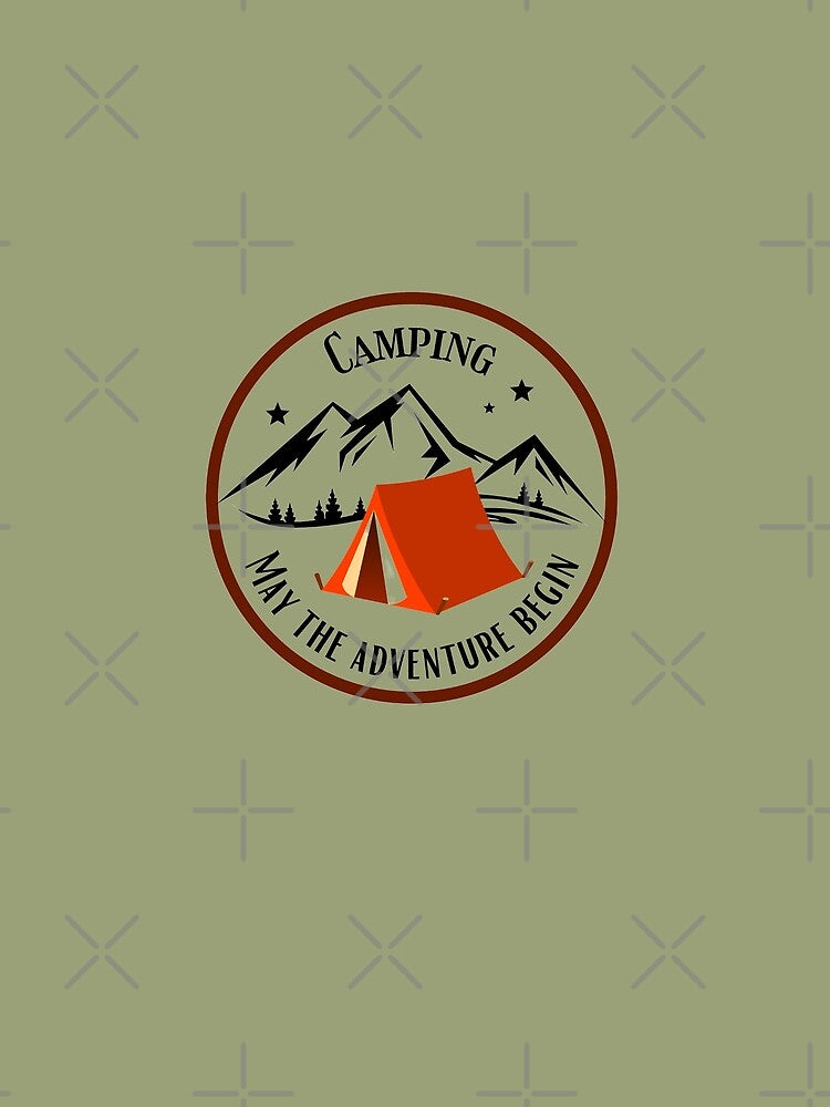vintage camping adventure with tent by Growwithme