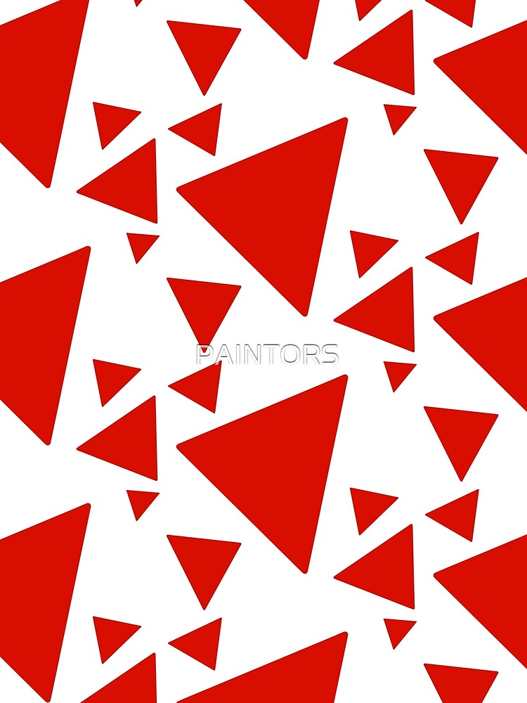 Triangle pattern, Red triangle by PAINTORS