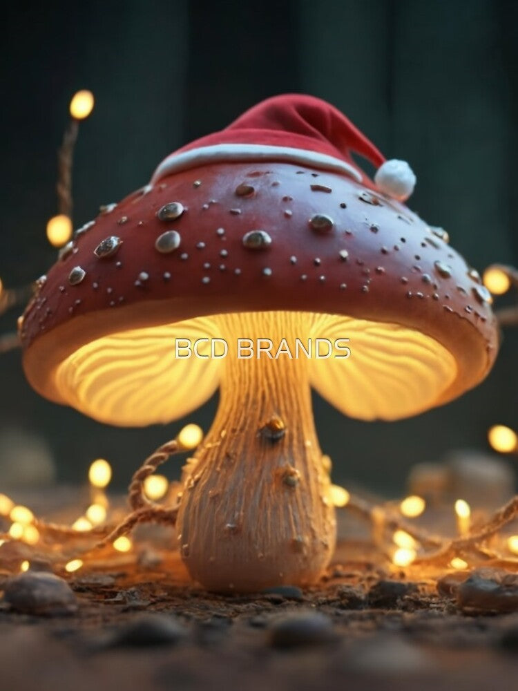 Christmas Mushroom with Christmas Lights by BCD BRANDS
