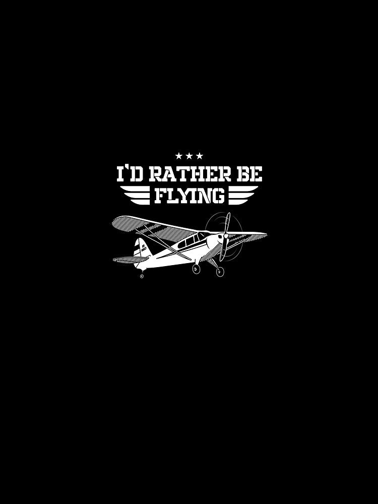 Id Rather Be Flying RC Model Pilot Aviation Gifts RC Plane Pullover Hoodie by rturuytuyt