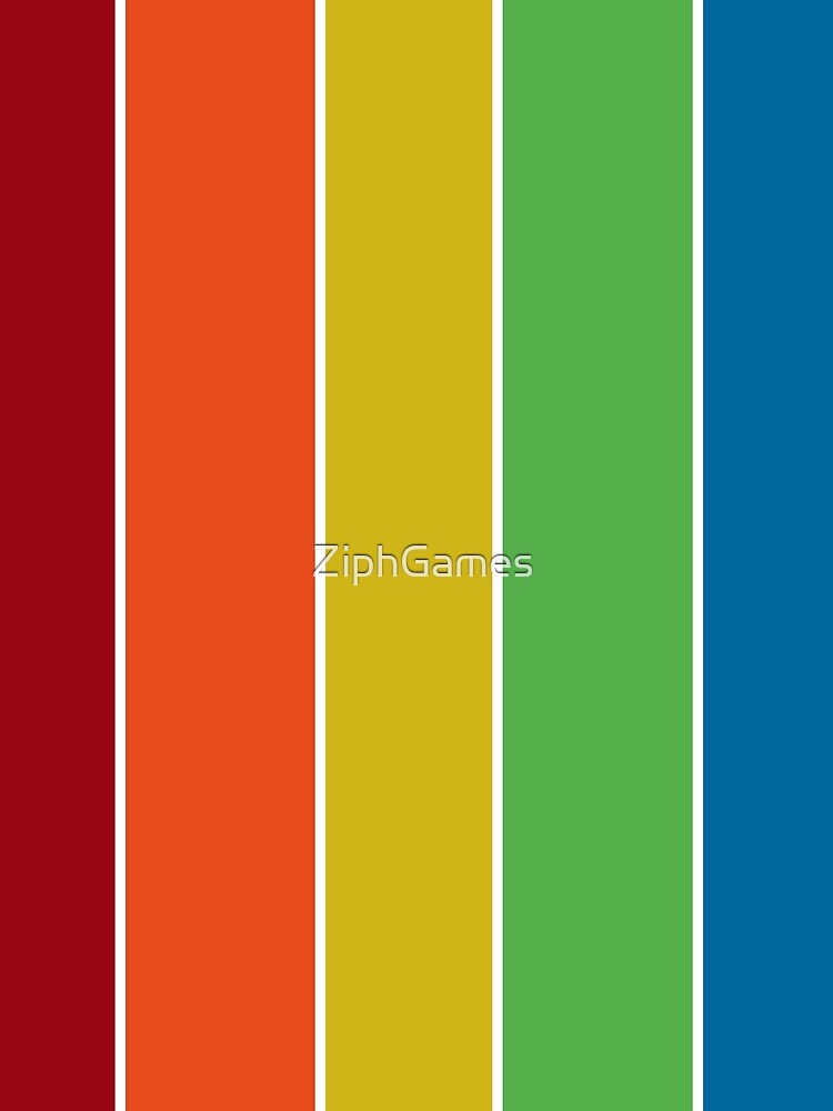 colorful stripes - gay flag by ZiphGames
