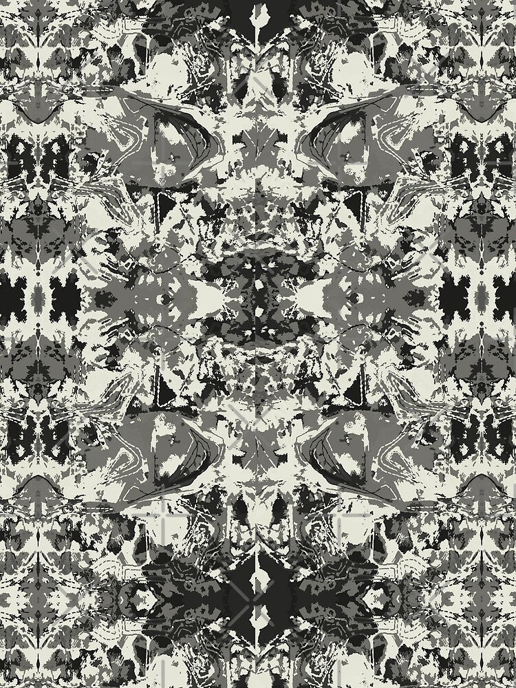 Black and White Abstract Exclusive Pattern by LIRAZ ZIV