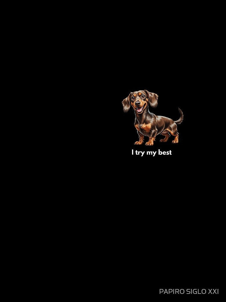 I Try My Best – Scruffy Dog Illustration by PAPIRO SIGLO XXI