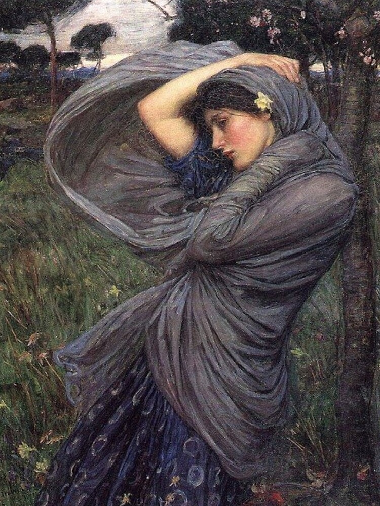 John William Waterhouse's Boreas 1903 by mosfunky