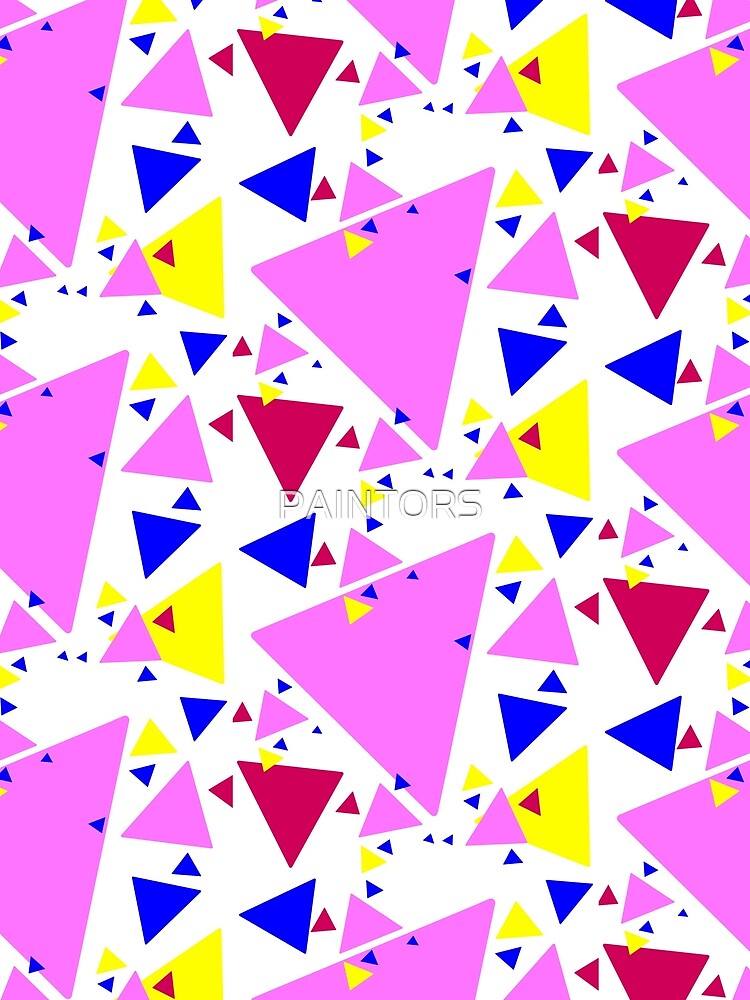 Triangle pattern, Multicolor triangle by PAINTORS