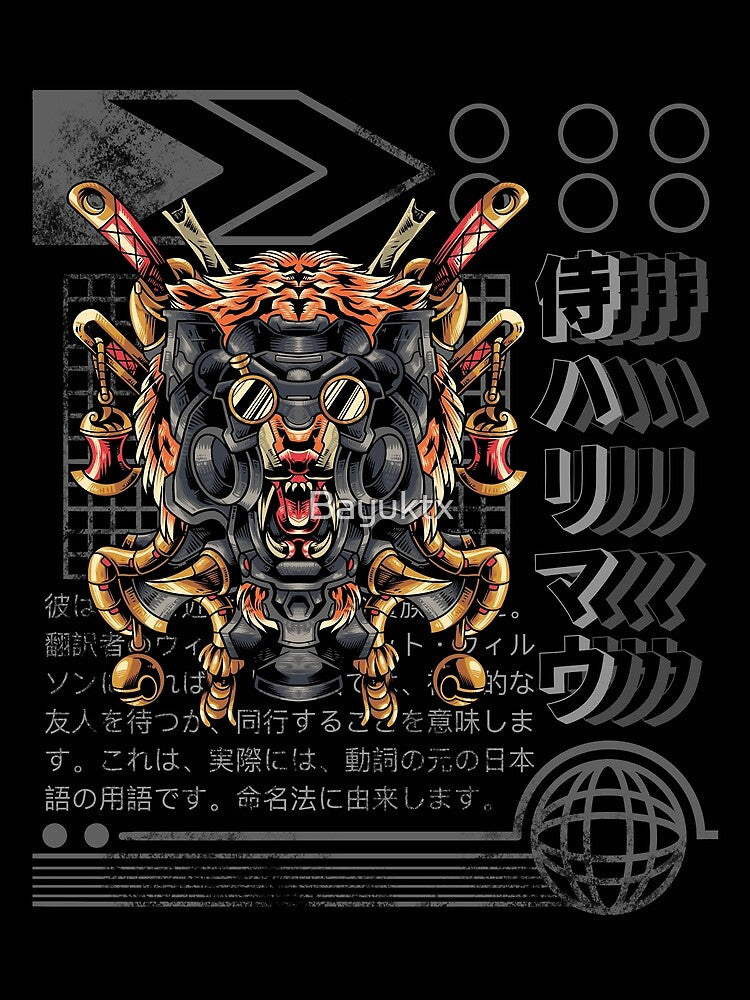 Tiger samurai robot by Bayuktx