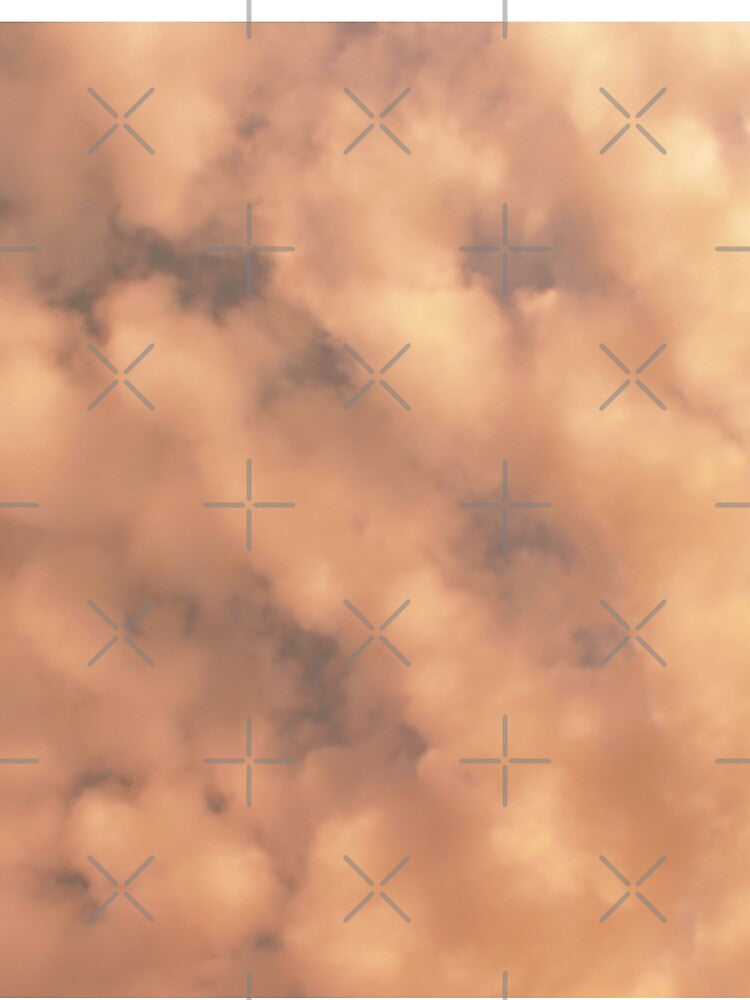 Cloudy Yellow Gold Sky by Floramisu