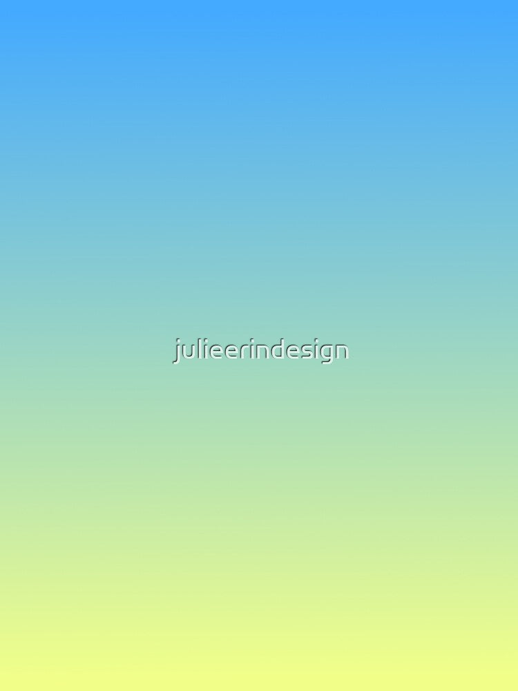 Blue Yellow Pastel Ombre Gradient by Julie Erin Designs