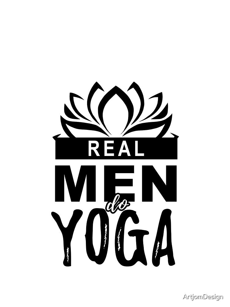 Real men do yoga by ArtjomDesign