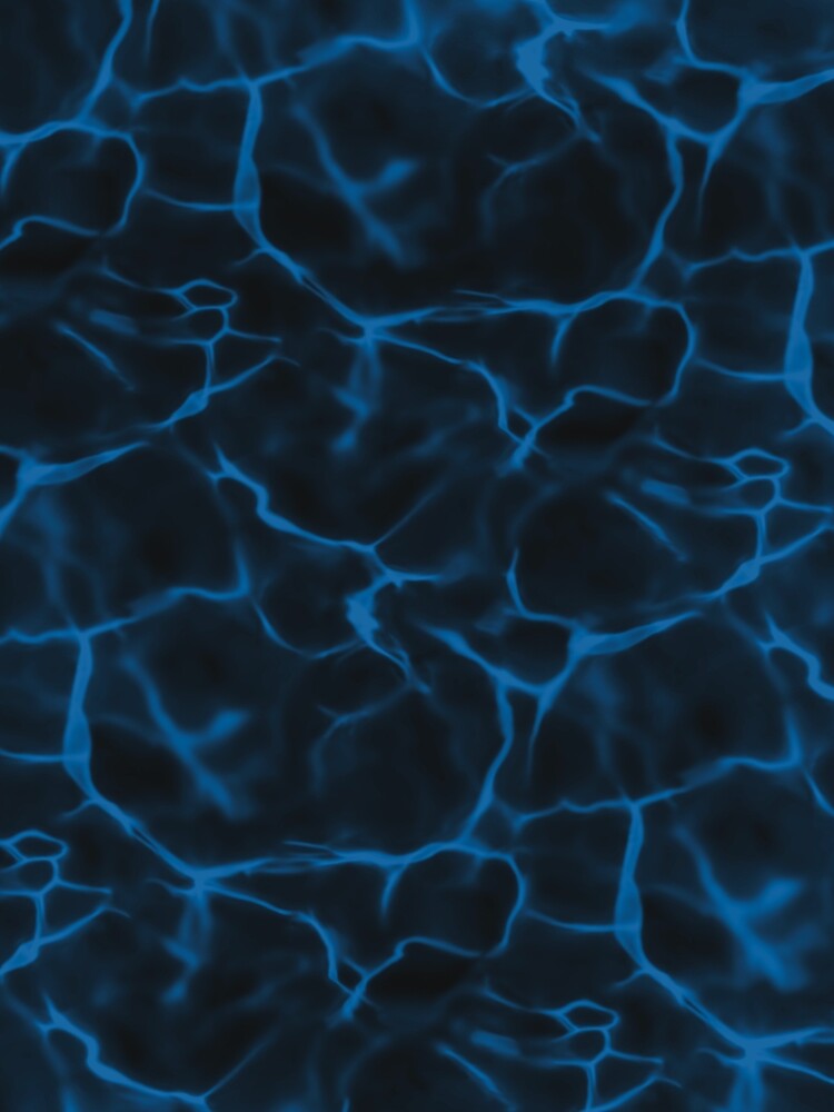 The ocean is with you-Texture-Pattern-Blue-Black by DesignAnother