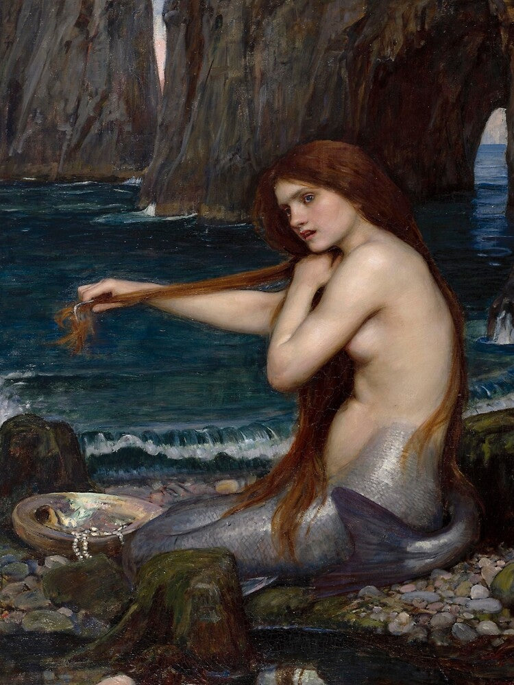 John William Waterhouse's A Mermaid by mosfunky