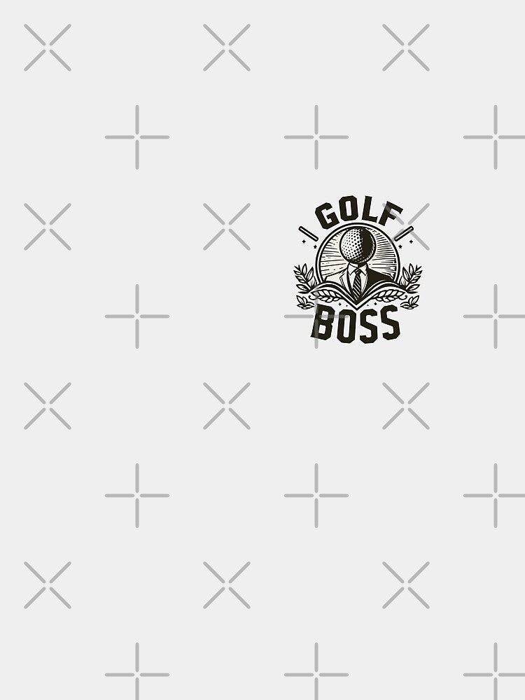 Funny Vintage Cartoon Golf Ball Head Boss Sayings by Daqomm