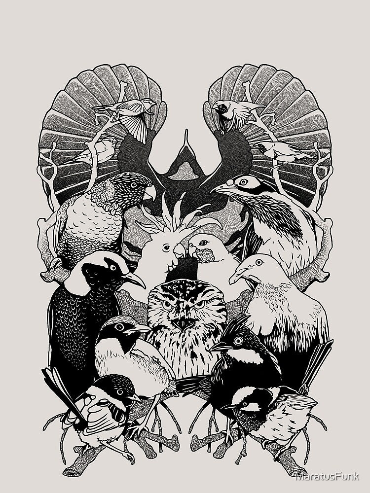 Australian Birds by MaratusFunk
