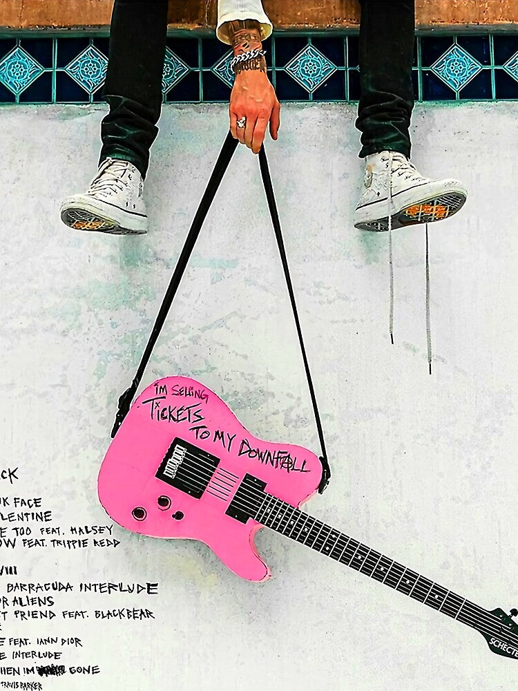 Beautiful Pink Guitar - Nganggur by johnsmithh1