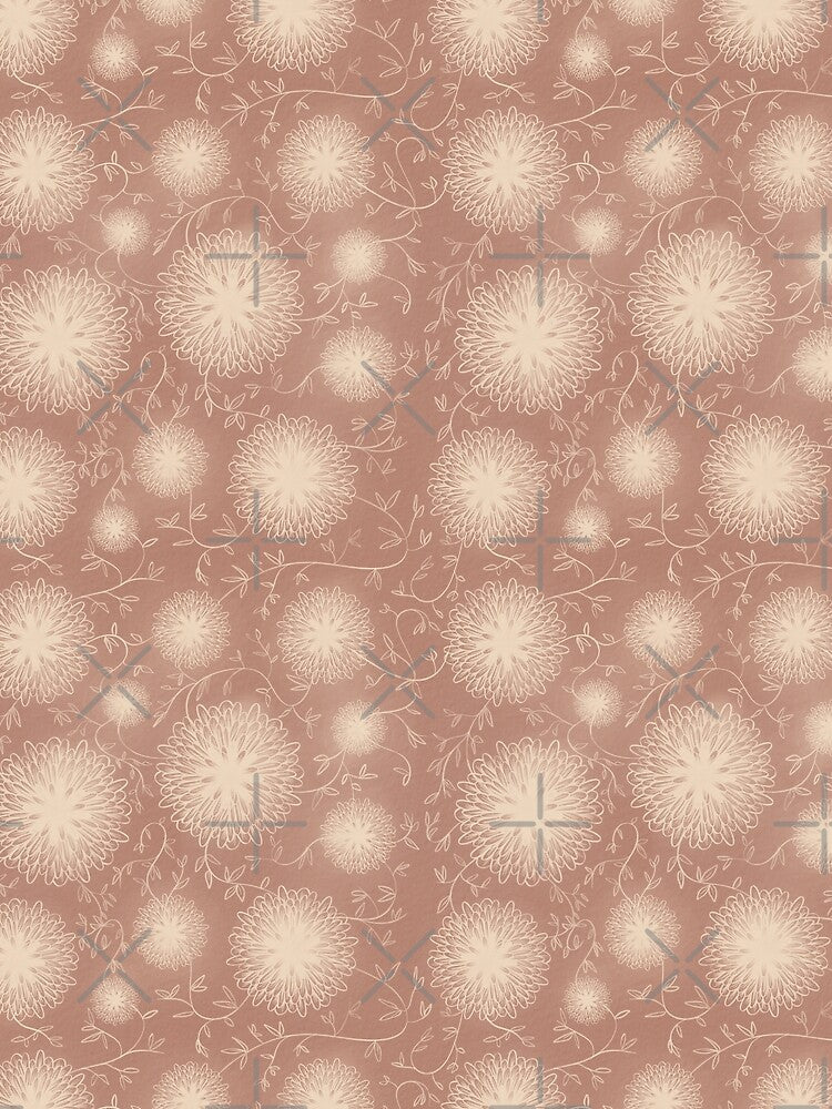 Pink Floral Pattern by Michouprint