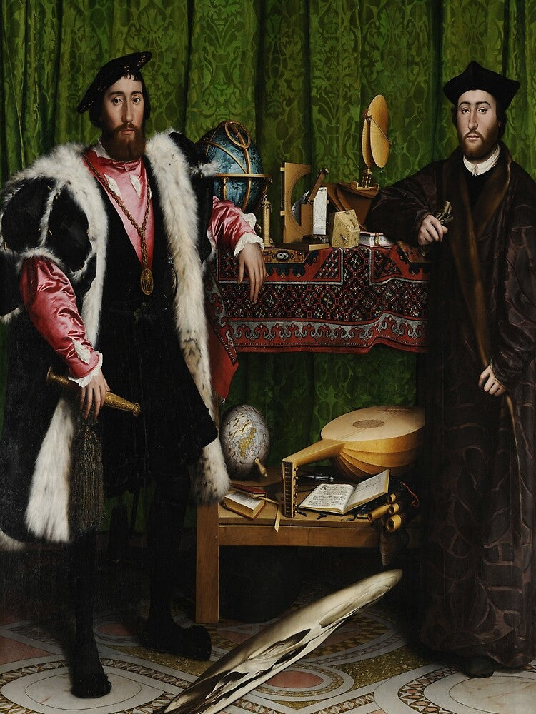 Hans Holbein the Younger's The Ambassadors by mosfunky