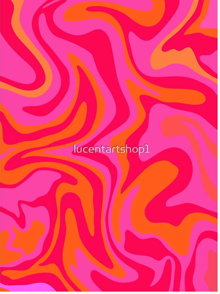 Aura Euphoria Retro Gradient, Wavy, Grainy Gradient Colorful, Electric, Trippy, 70s-80s Vibes by lucentartshop1