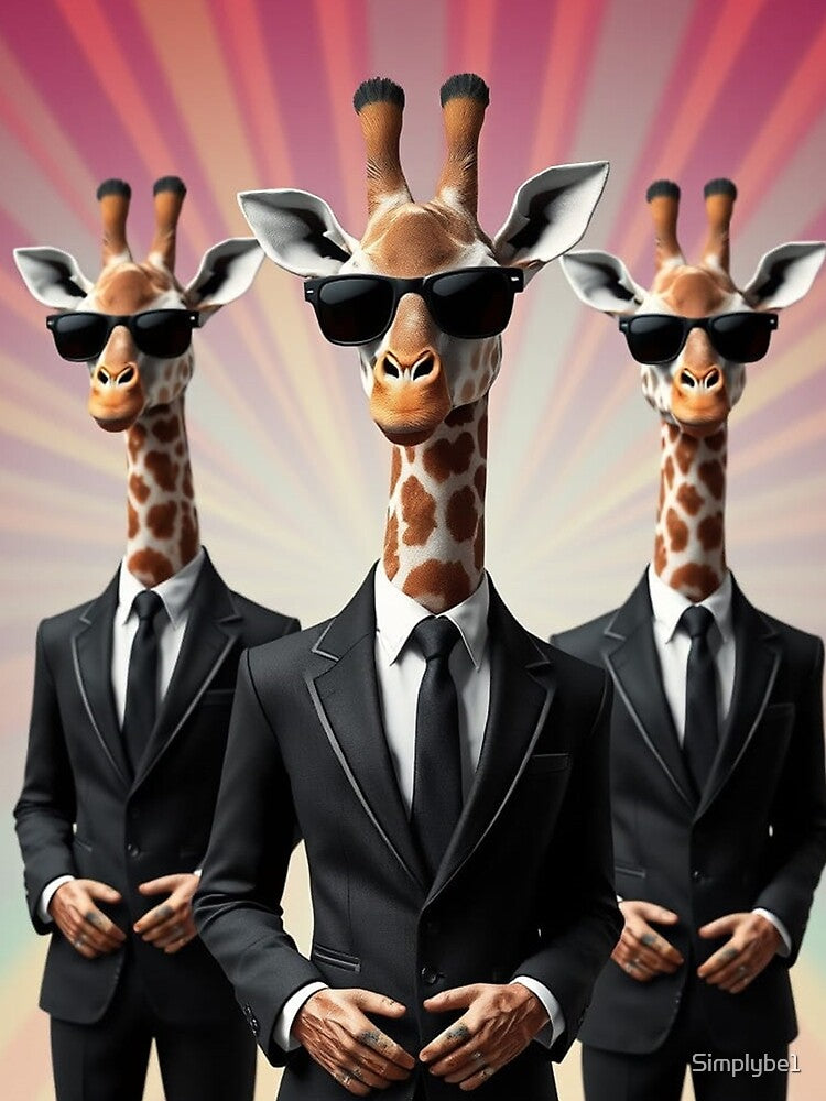 Giraffe Men in Black by Simplybe1
