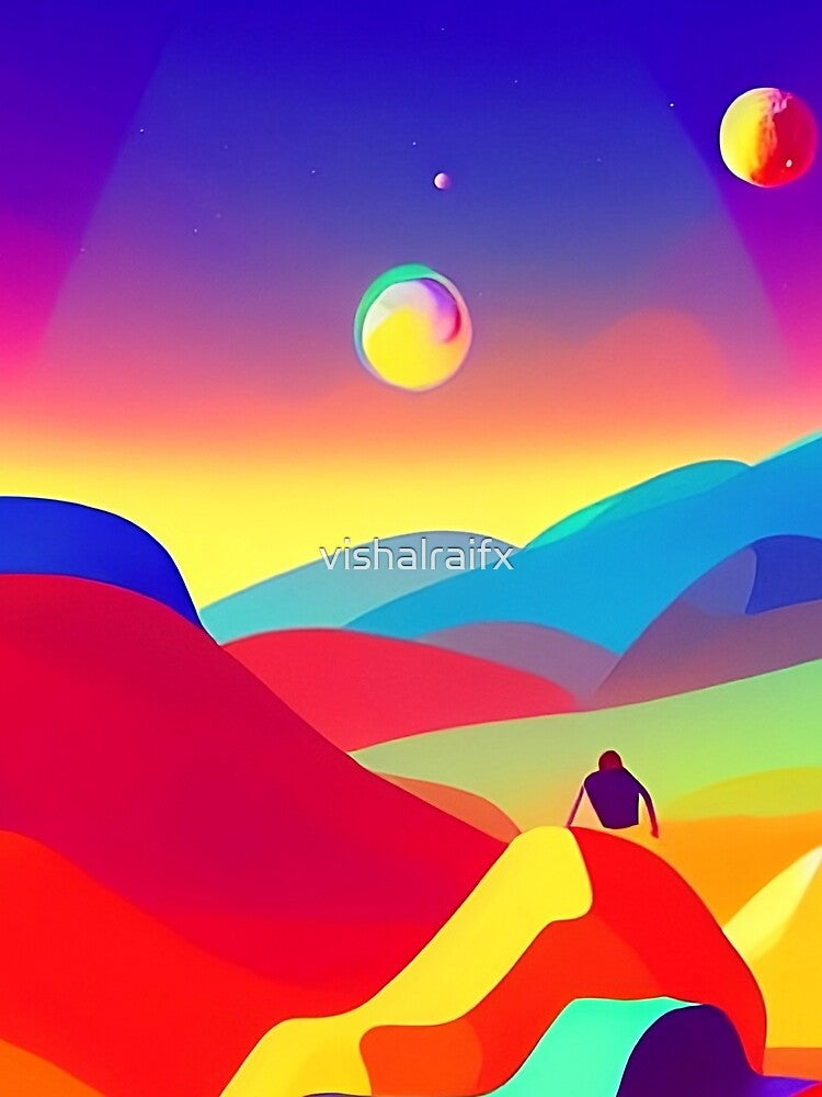 Colorful surreal landscapes scenery with vibrant colors 63 by vishalraifx