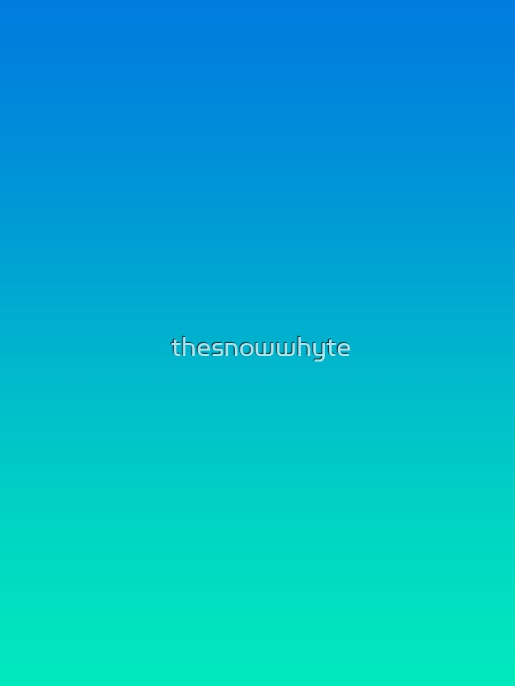 Blue Green Gradient Ombre by thesnowwhyte