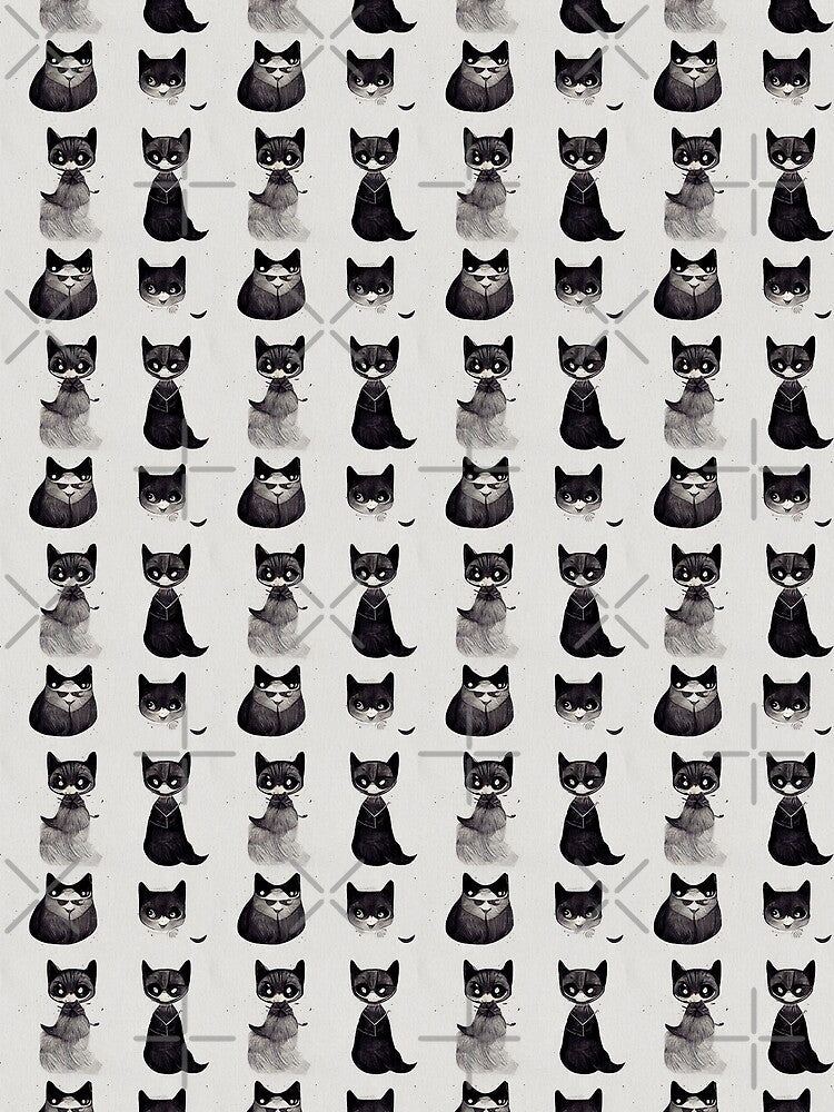 Cute Cat pattern 46 regular grid by KoolArtDistrict