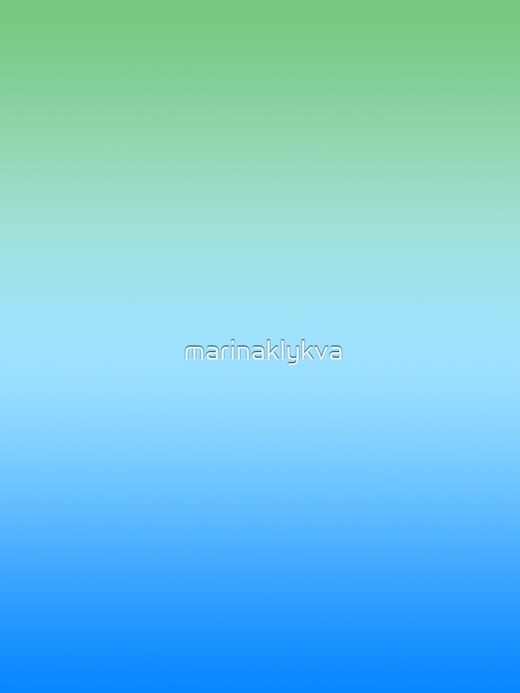 Light green, blue gradient. by marinaklykva