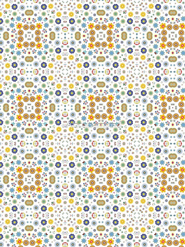 16 10 aspect ratio decorative abstract pattern seamless colorful repeat by Abrahamjrnd