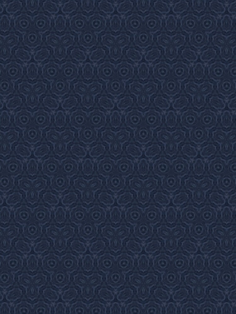 Dark Blue Geometric Leather Texture Seamless Pattern by IntelliMindDesigns