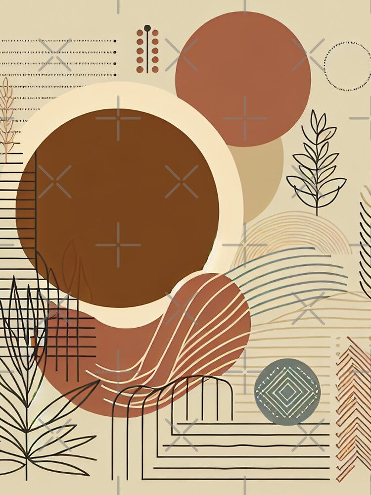Boho Abstract Background - 23 by Acabee