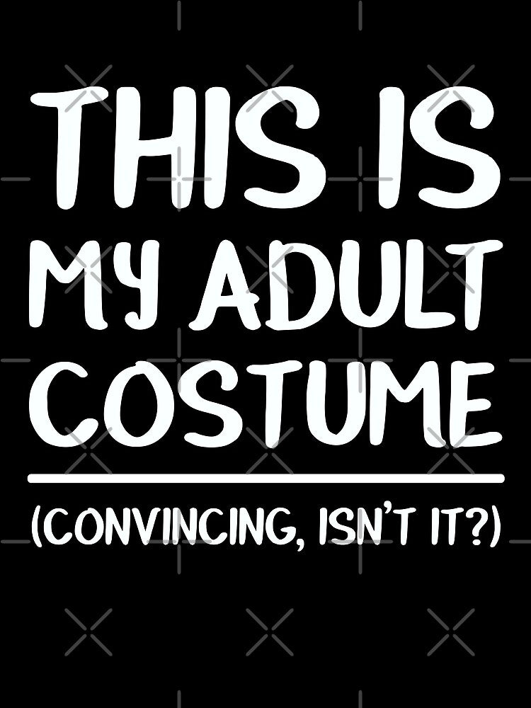 This is my adult costume (convincing, isn't it?) by Mad Over Store