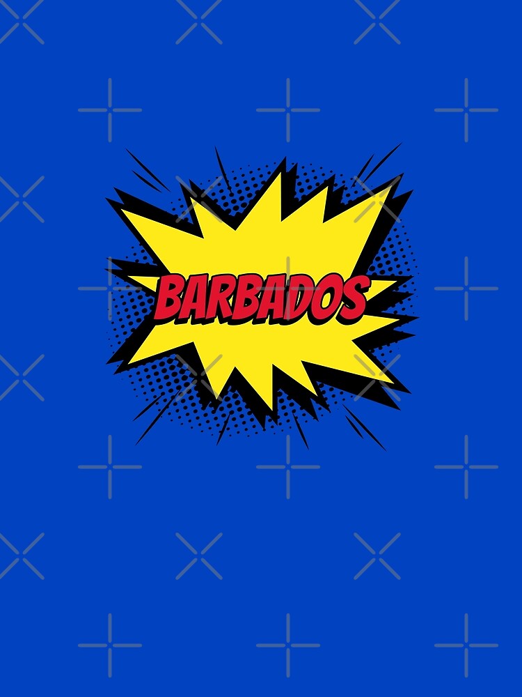 Barbados comic kapow style artwork by CreatedbyJR