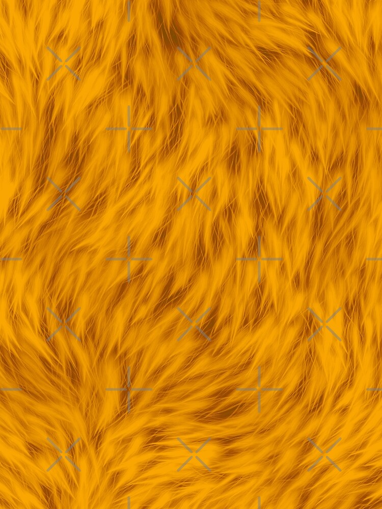 Gold Wolf Fur by HomeLivingCo
