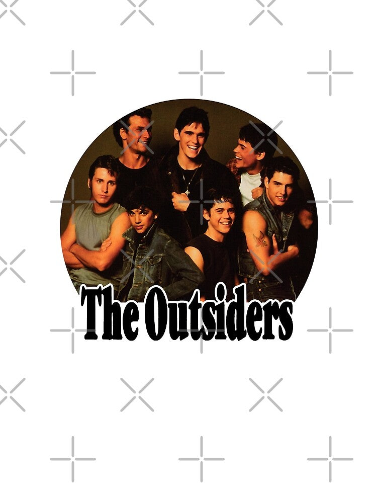 Retro Vintage The Oldtime Outsiders And Grey Soft Premium Cotton by VictoriaSimons8