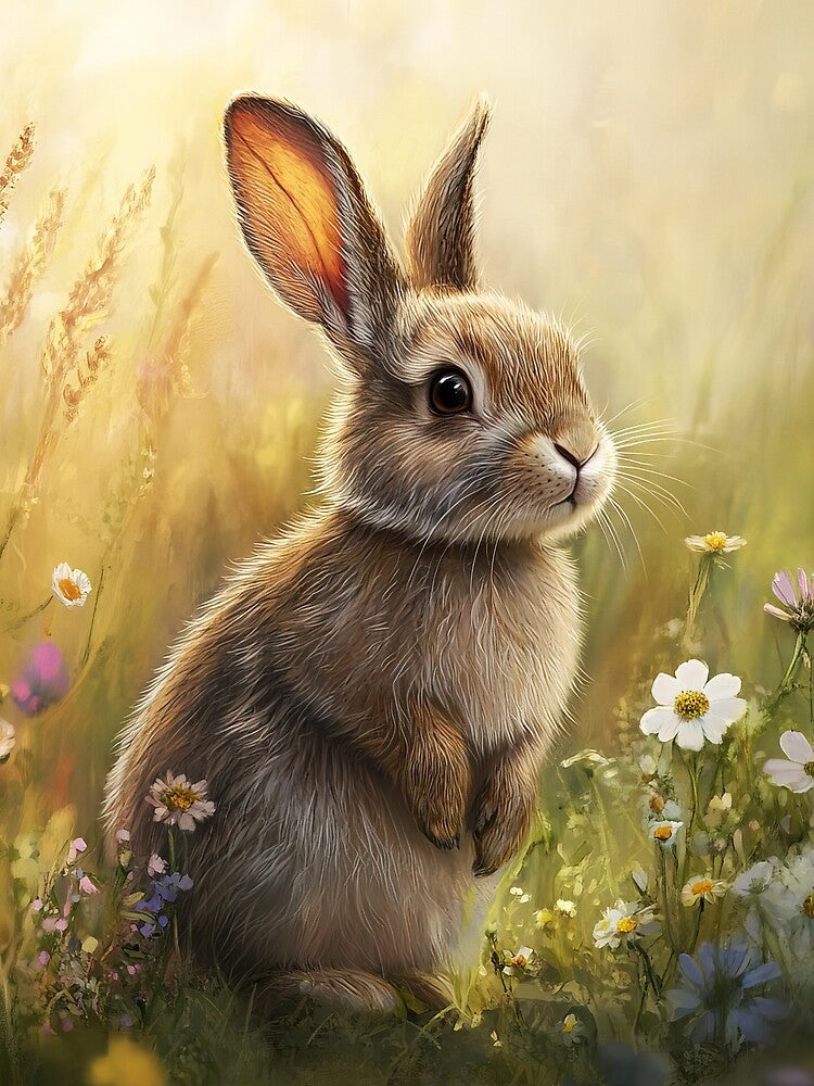 Cute bunny in Spring time - Wildlife photo by TheArtistOf2022