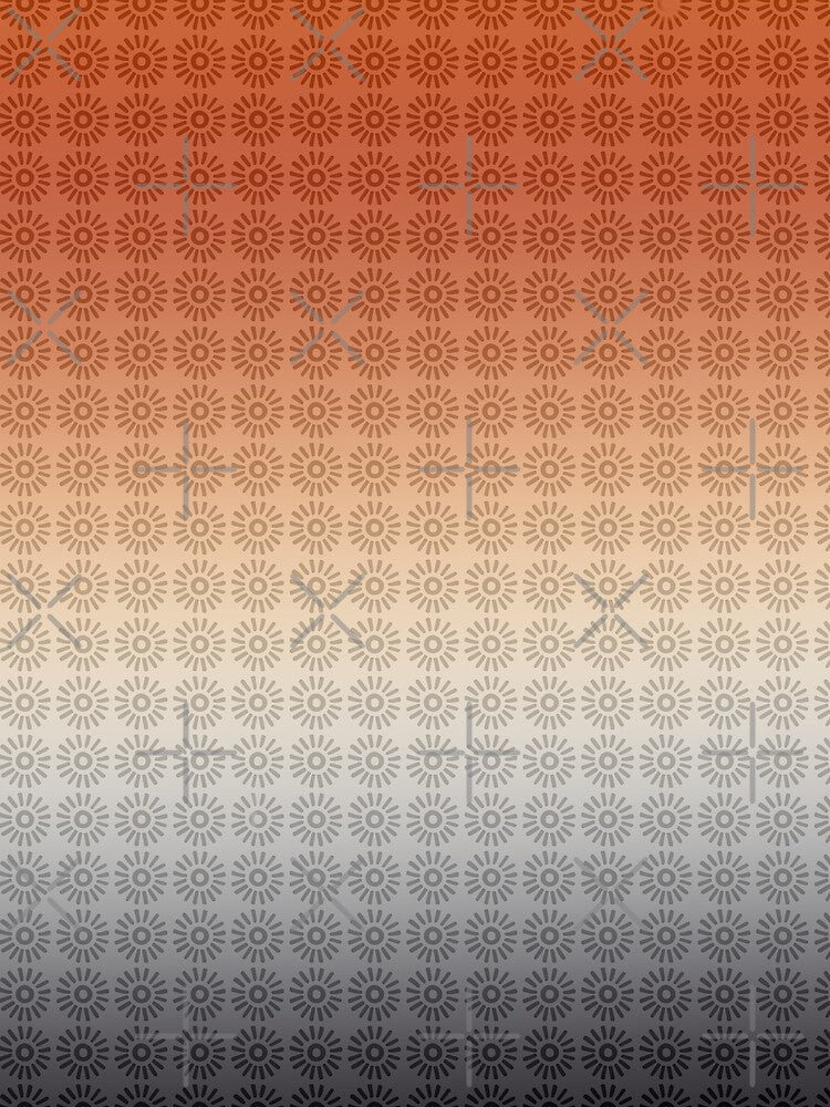 Autumn gradient with sun pattern by Tanuja  Sharma