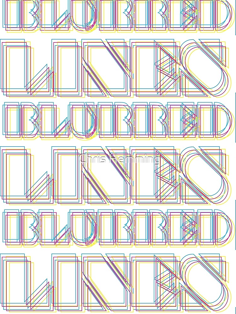 BLURRED LINES by Chris Hemming