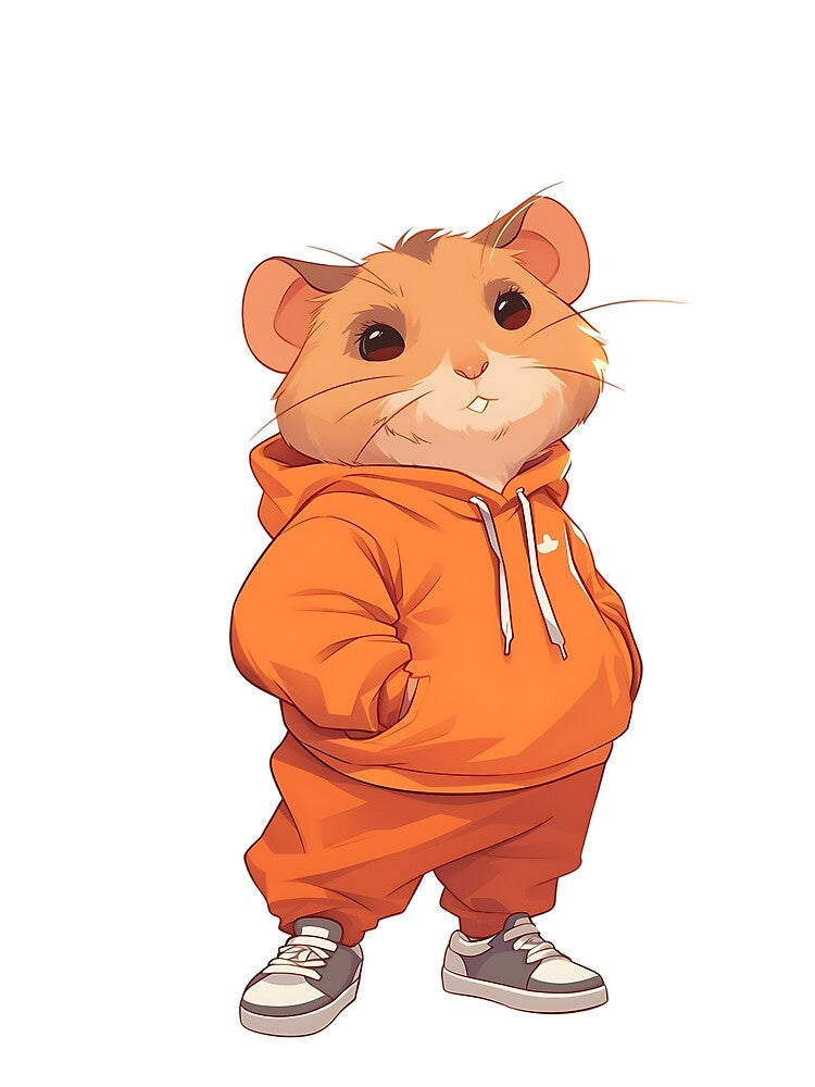 Streetwear Hamster Edgy Look by bapupa