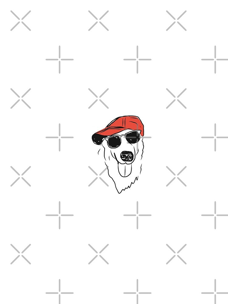 Dogs funny cute minimalist design by Tropical Blood