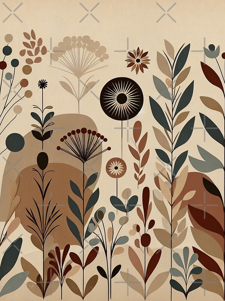 Boho Abstract Background - 06 by Acabee