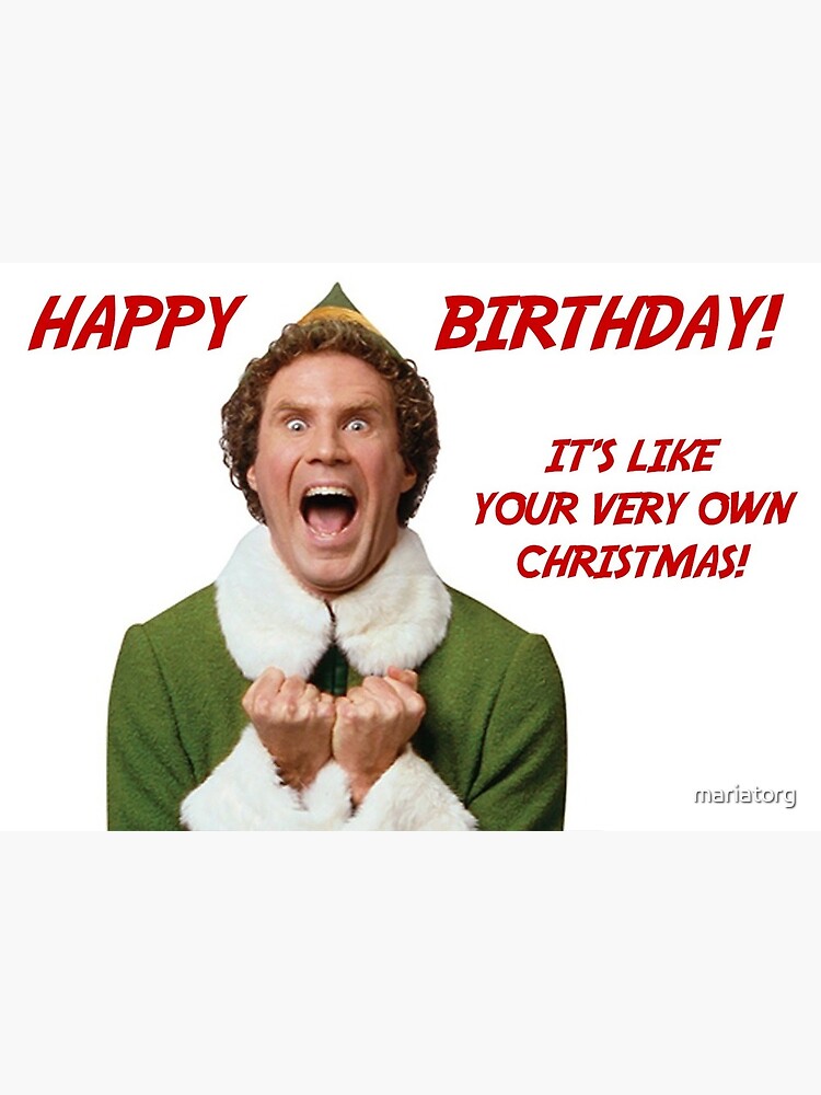 Happy birthday elf by mariatorg