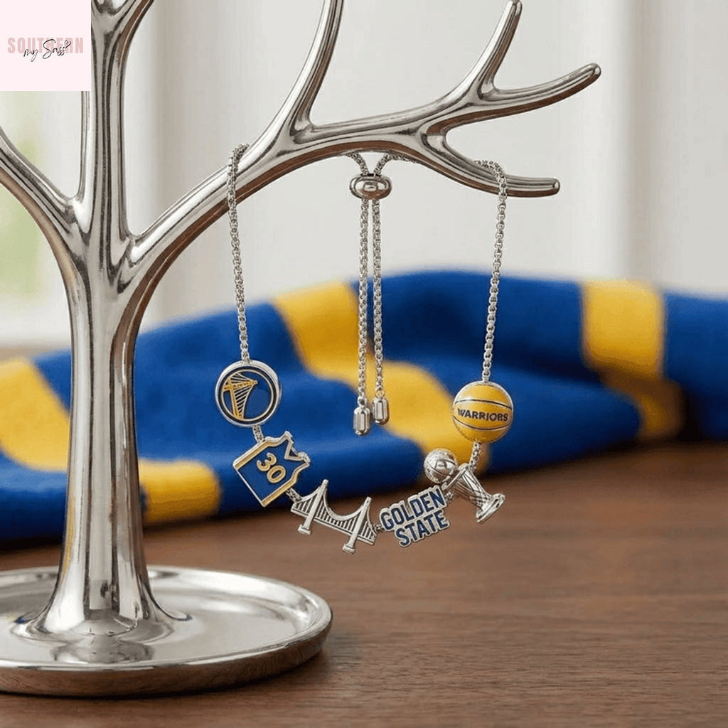 Golden State Warriors Charm Bracelet