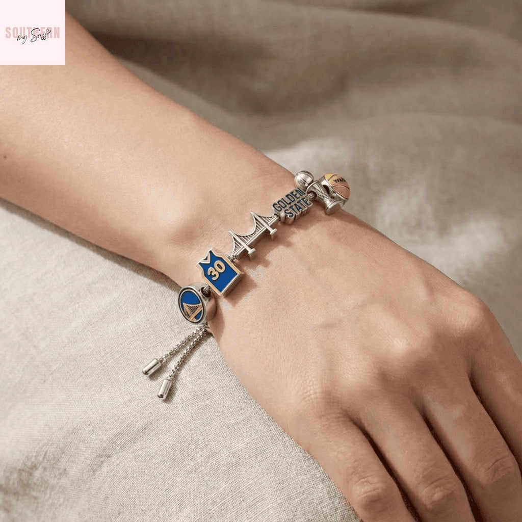 Golden State Warriors Charm Bracelet