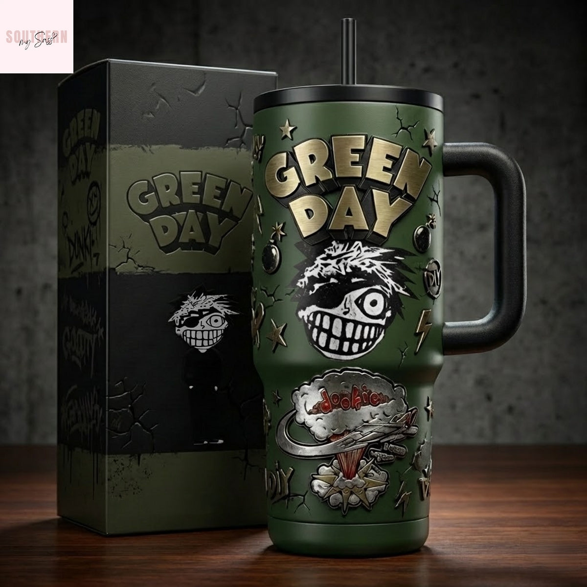 Green Day Dookie Tumbler