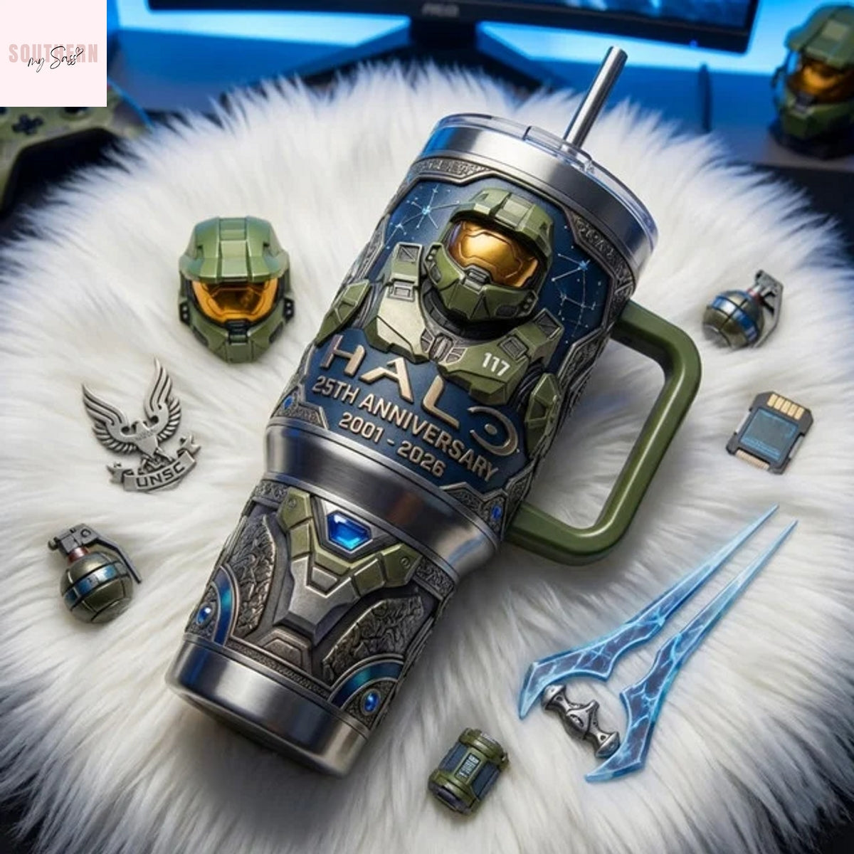 Halo 25th Anniversary 2001-2026 Tumbler