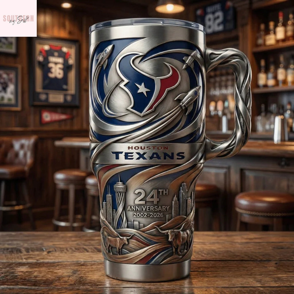 Houston Texans 24th Anniversary Tumbler