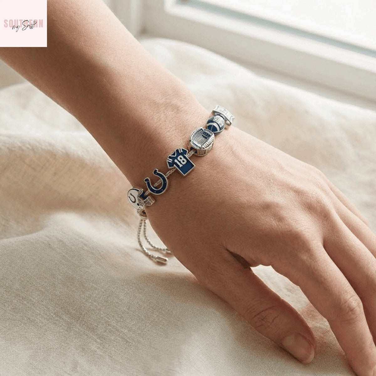 Indianapolis Colts Charm Bracelet