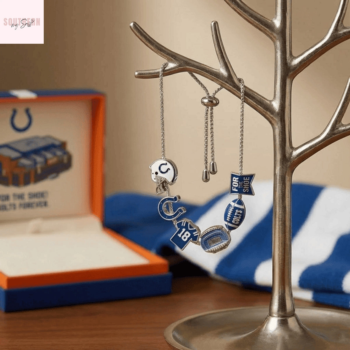 Indianapolis Colts Charm Bracelet