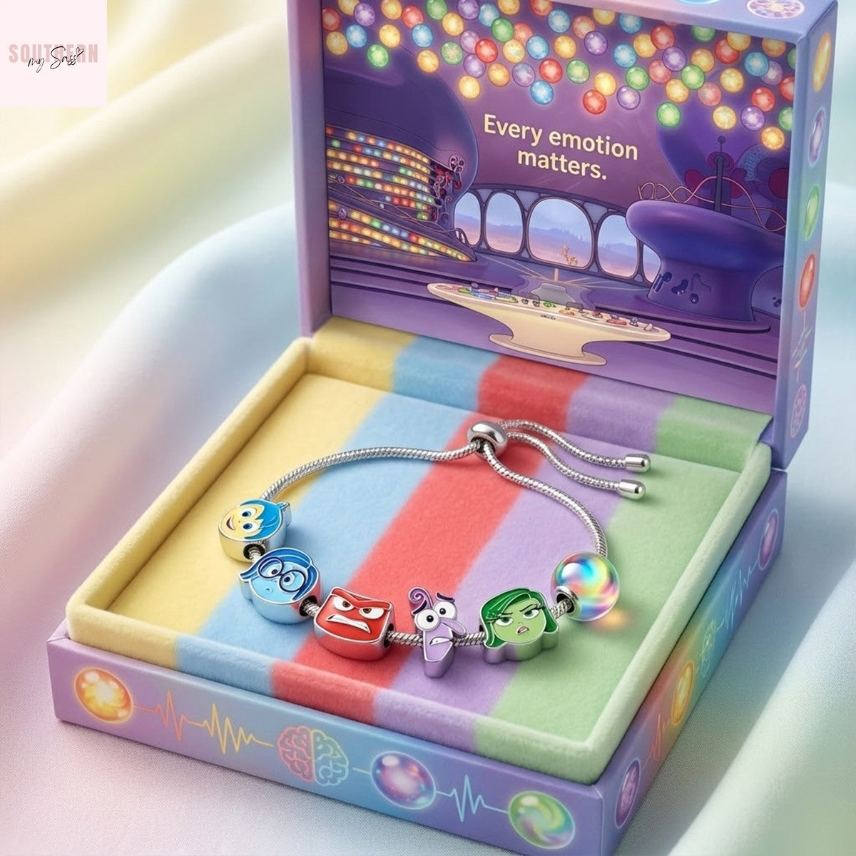 Inside Out Charm Bracelet